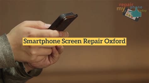 Iphone Screen Replacement Oxford Repair My Phone Today Youtube