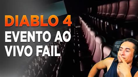 Zeus Reage Evento Ao Vivo Fail De Diablo Iv Youtube