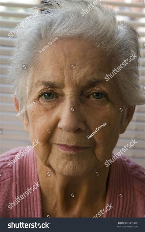 A Very Old Lady Smiling Into The Camera Stock Photo 3039470 Shutterstock