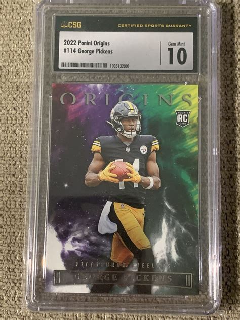 Panini Origins Rookies George Pickens Rc For Sale Online