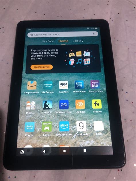 Amazon Fire Hd 8 10th Generation 32gb Wi Fi 8in Black 840080520742 Ebay