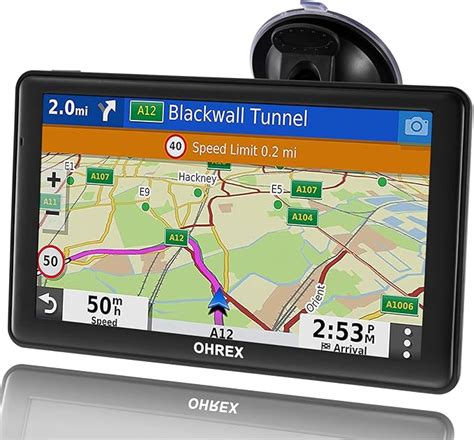 OHREX GPS Navigation For Car Canada With 7 Inch Touch Screen Truck