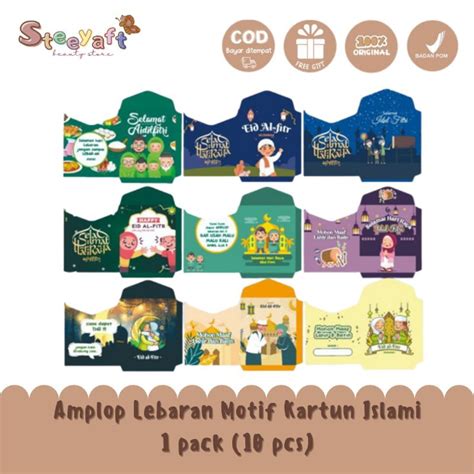 Jual Pcs Amplop Lebaran Motif Snack Angpau Lebaran Angpau