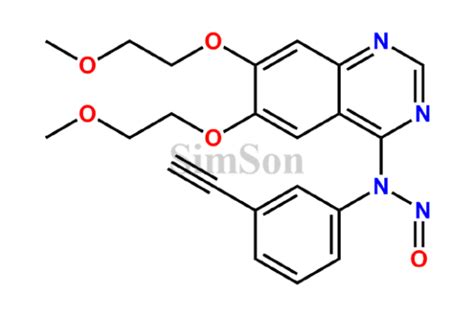 Erlotinib Nitroso Impurity CAS No NA Simson Pharma Limited