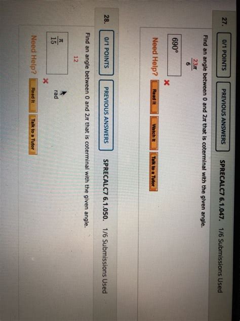 Solved Points Previous Answers Sprecalc Chegg