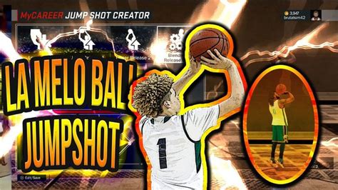 NBA 2K17 HOW TO CREATE LaMelo BALL JUMPSHOT Lamelo Ball Tennis