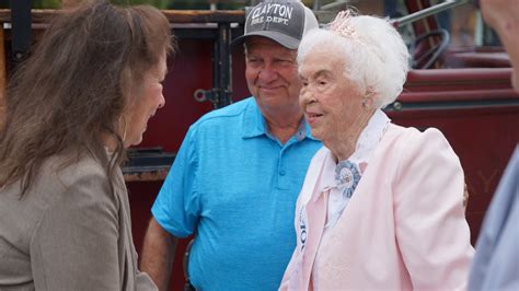 Photos Fire Department Helps Lifelong Clayton Resident Celebrate 100th Birthday