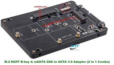 Adapter Converter Case Enclosure With Switch For M Ngff B Key Msata