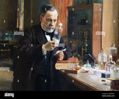 Louis Pasteur 1822 1895 French Chemist And Microbiologist Detail Of