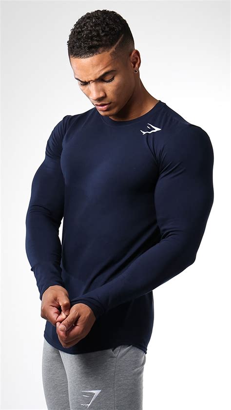 The Gymshark Long Sleeve T Shirt In Sapphire Blue Is Part Of Our