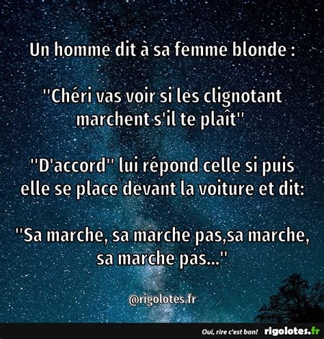 Un Homme Dit Sa Femme Blonde Blagues Et Les Meilleures Images Dr Les