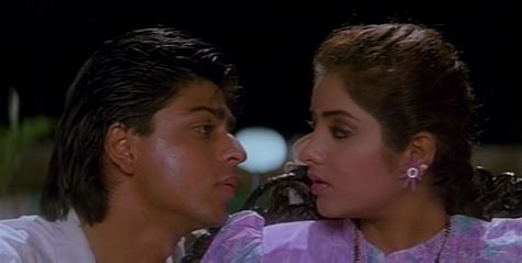 Shah Rukh Khan And Divya Bharti Deewana 1992 Two Movies Khan