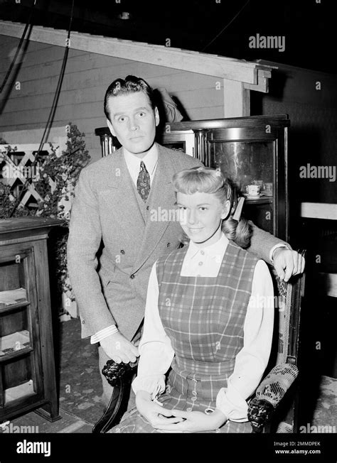 Singer Actor Doris Day And Recording Artist Whispering Jack Smith Pose