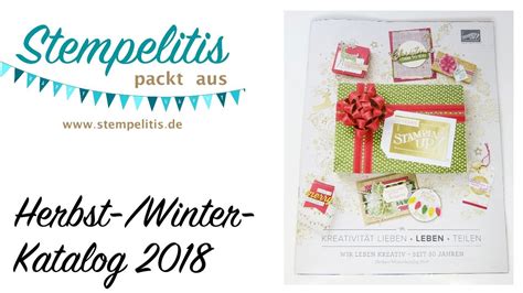 Sneak Peak Herbst Winterkatalog 2018 Stampin Up Von Stempelitis