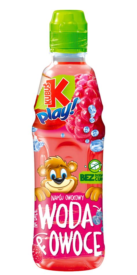 Drink Kubuś Play Water Fruits Apple Raspberry 400ml Maspex Food Plus