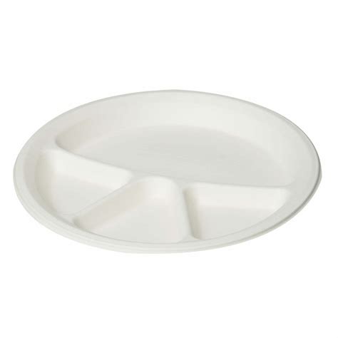 Compartment Round Plate Ecospoon Products Private Limited