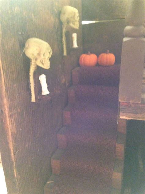 Up The Spooky Stair Case In My Haunted Spooky Witches House 1 12 Scale