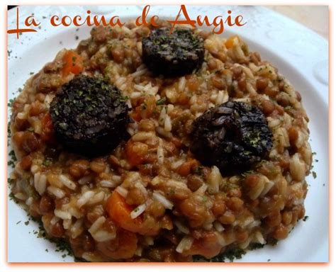 La Cocina De Angie Lentejas Con Arroz Y Morcilla