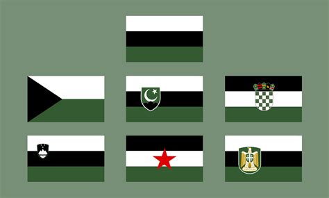 Slavic Flags Whit Panarabic Colors Rvexillology