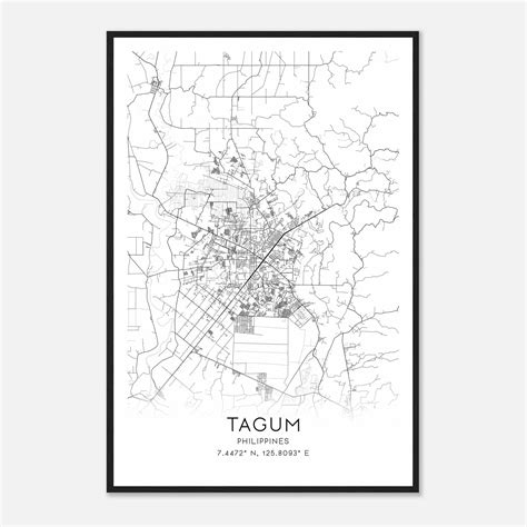 Tagum Custom Maps And Posters