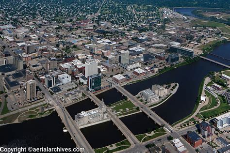 Aerial Photograph Of Cedar Rapids Iowa Mays Island Foreground