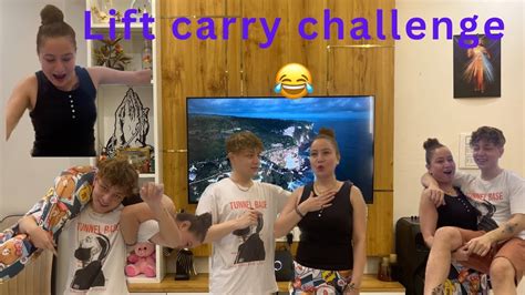 Lift And Carry Challenge With Mom Gone Extremely Funny Lift Carry