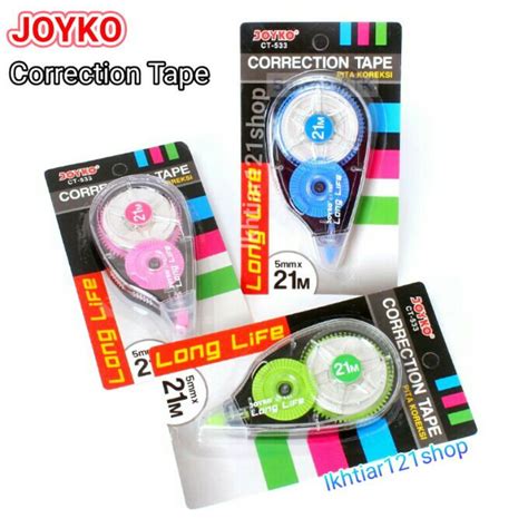 Jual Correction Tape Joyko Tip X Lebel Pita Koreksi Joyko Ct