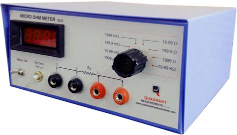 Micro Ohm Meter Circuit Diagram