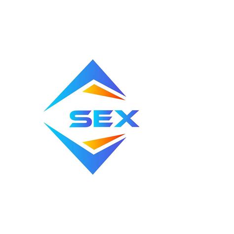 Sex Abstract Technology Logo Design On White Background Sex Creative Initials Letter Logo