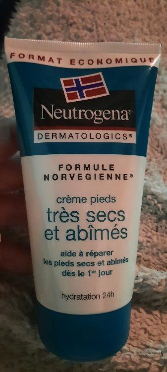 Neutrogena Crème pieds très secs et abîmés hydratation 24h INCI Beauty