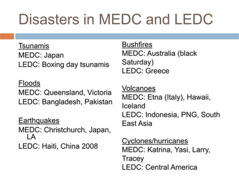 Socio Economic Impacts Of Natural Disasters Ppt