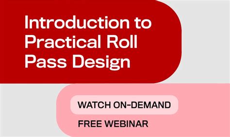 Practical Roll Pass Design Introduction To Practical Roll Pass Design On Vimeo