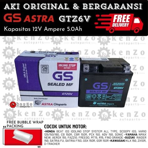 Jual Bergaransi Resmi Astra Aki Motor Suzuki Gsx R150 S150 Bravo