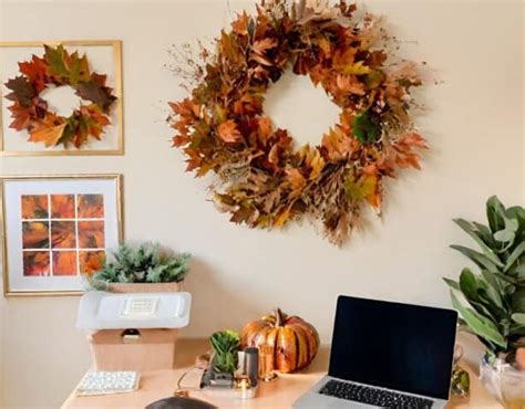 19 Stylish Fall Office Decor Ideas