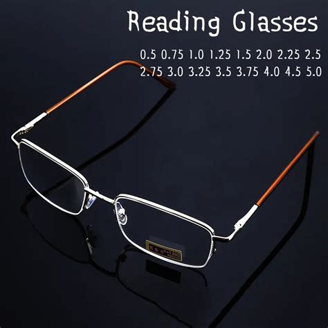 Men Glass Reading Glasses Presbyopic Eyewear0 5 0 75 1 0 1 25 1 5 2