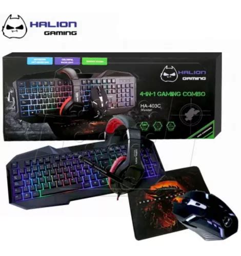 Combo Gamer Halion 4 En 1 Cuotas Sin Interés