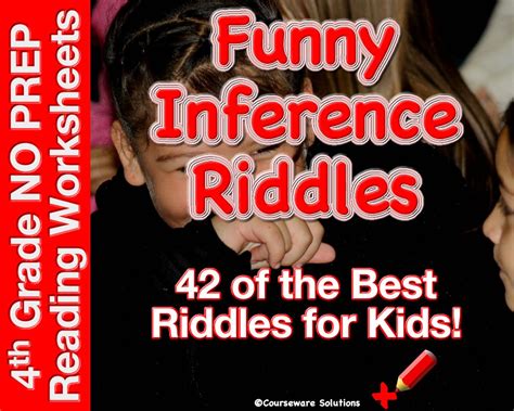 Funny Inference Riddles Best Kids Riddles Reading Inferencing