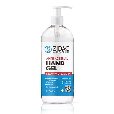 Zidac Antiban Alcohol Hand Sanitiser 70 V V Pump Bottle With Aloe Vera