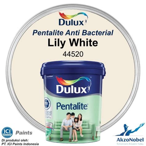 Jual DULUX PENTALITE Lily White 44520 20 L Pail Can Jakarta Barat