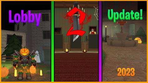 Mm2 New Lobby Halloween 2023 Youtube