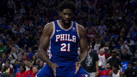 Philadelphia 76ers Star Joel Embiid Is Fined 35000 For Celebrating