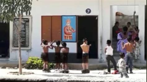 School In Andhra Pradesh S Chittoor Makes Latecomers Stand Naked