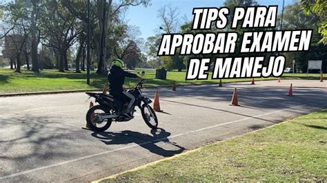 PRUEBA DE MANEJO PARA MOTOS EN CABA EXAMEN PRACTICO PARA SACAR EL