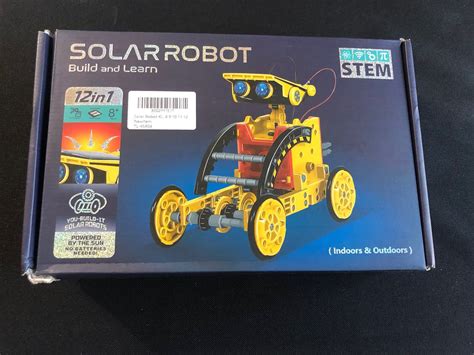 New Stem Toy Solar Robot Kit 12 In 1 Learning Science Building Toy