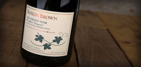 Saxon Brown Rosella S Vineyard Santa Lucia Highlands Pinot Noir