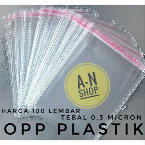 Jual Plastik Opp Tipis Seal Plastik Opp Lem Ketebalan Micron