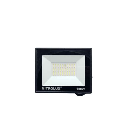 Refletor Led 100W 6500K Preto Lb Nitrolux O Home Center Completo