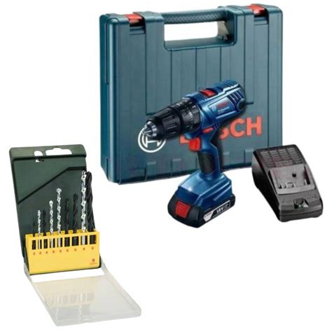 Bosch - Impact Drill Kit (GSB180-LI) With 9 Piece Drill Set | Shop ...