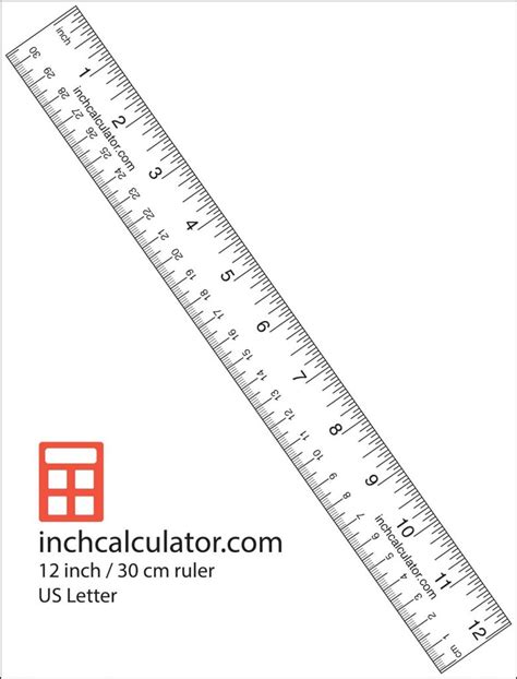 Printable Rulers - Free Downloadable 12" Rulers - Inch - Printable ...