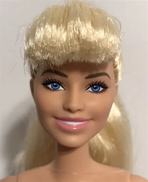 Barbie The Movie Doll Margot Robbie Face Nude Articulated Hpj Mattel